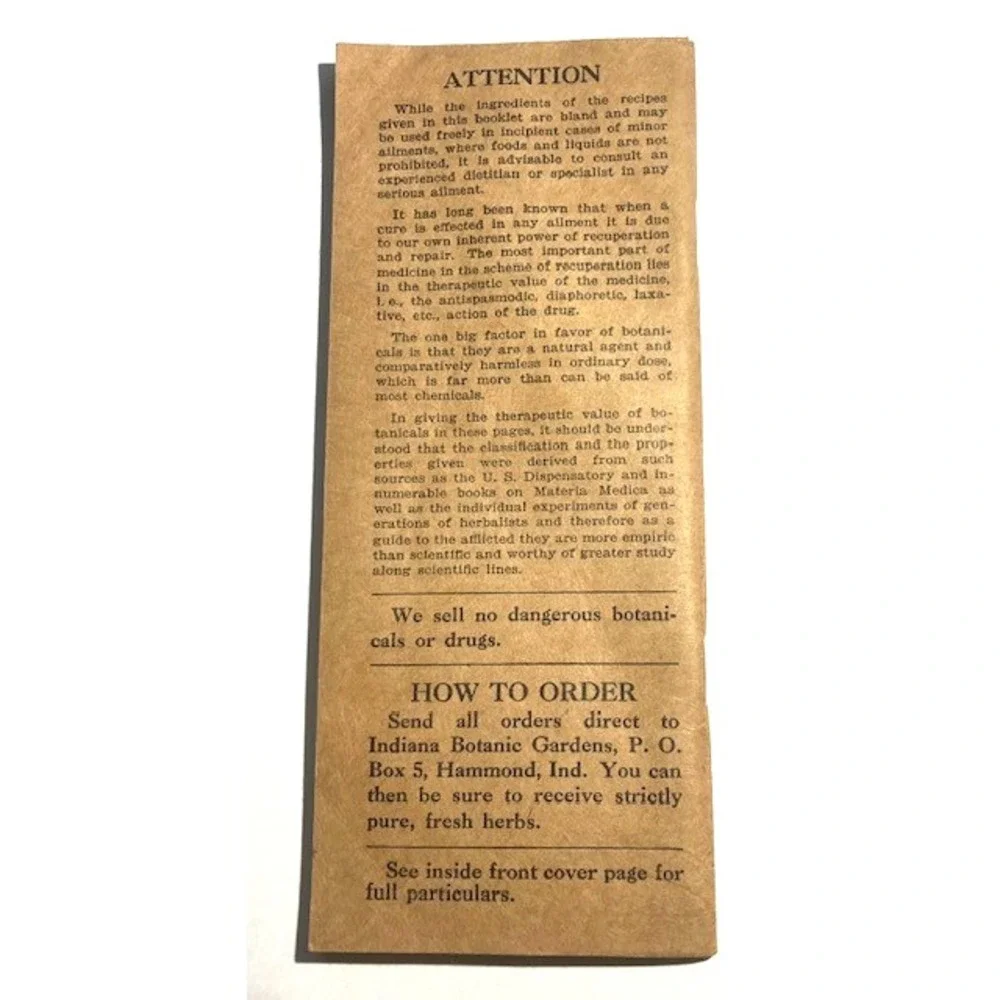 Vintage 1949 Herbal Catalog by Joseph E. Meyer